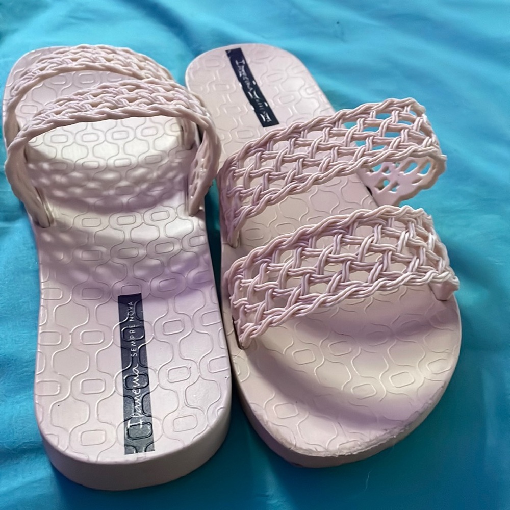 Pink sandals